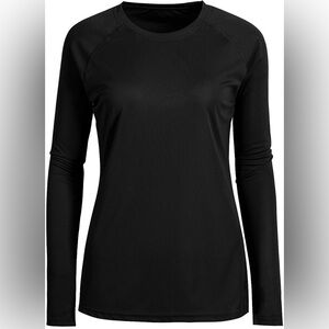 Fit essentials wicking black Longsleeve